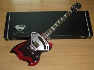 Excellent! ESP Japan SUPERMAN GUITAR MAN OF STEEL World 100 Limited Model 22f