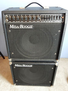 VINTAGE 1991 MESA BOOGIE 50 CALIBER PLUS AMP AND EXTENTION SPEAKER