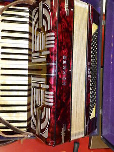 ALTES  HOHNER VERDI III ACCORDEON 1935 / 1940 120 BÄSSE INKLUSIVE KOFFER