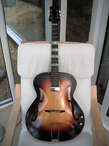 Zenith Guitar:Vintage 1950s:Archtop:Electro-acoustic:Good condition
