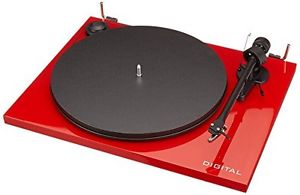Pro-Ject Essential II Digital USB Turntable - Red W/ USB Optical