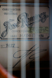 1974 Jose RAMIREZ 1a Classical Guitar ,stamped #7 Alfonzo Contreras, MINTy  WOW