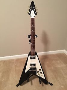 2001 Gibson Flying V '67 Reissue Electric Guitar Black OHSC