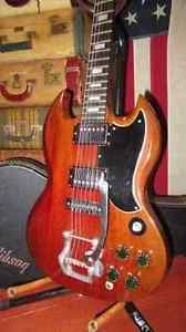 Vintage 1973 Gibson SG Standard Electric Guitar Plays Great w Original Hard Case