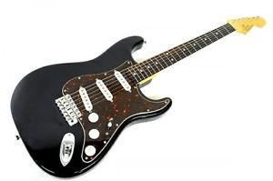 Crews Maniac Sound OST-60 Black Stratocaster Used Electric Guitar Gift From JP
