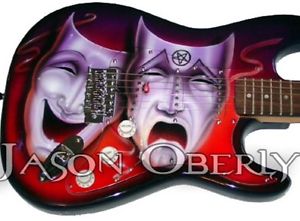 Motley Crue "Theater Of Pain" Custom Airbrushed Guitar