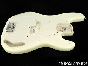 Vintage USA 58 Fender P BASS BODY & HARDWARE American Precision White Blonde