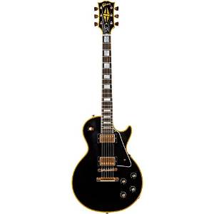 Gibson Custom 2015 True Historic 1968 Les Paul Custom Reissue VOS Electric Guitar Ebony