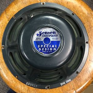 Vintage Jensen P10Q 1960 10" Alnico Magnet Speaker, Original Cone,Fender Bassman