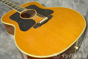 GUILD F-50 50R Left Hand Lefty Acoustic Guitar 1975 W/Hard Case Used Vintage