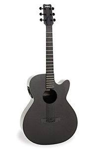 RainSong Guitars Smokey SMH Acoustic-Electric Guitar, Clear Carbon