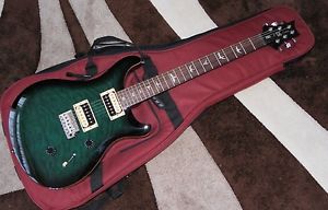 PRS SE Custom 24 - Rare Emerald Green Quilt - PRS Padded Gig Bag Included