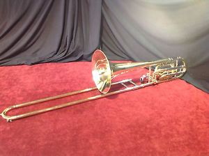 50B3O PROFESSIONAL BASS TROMBONE DOUBLE INDEPENDENT ROTORS, Just Overhauled!!