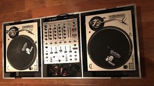 (2) Technics SL-1200 M3D turntables w Ortofon Thud Rumble cartridges/stylists