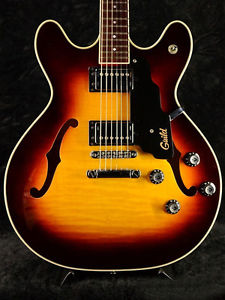 1998 Guild SF-4 Starfire IV Sunburst Semi Hollow Guitar Free Shipping