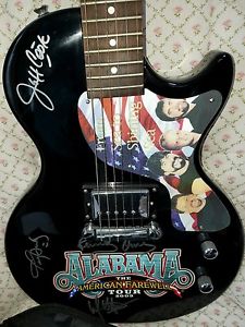 Alabama - The American Farewell Tour Epiphone Guitar AUTOGRAPHED 2003 w/ Case