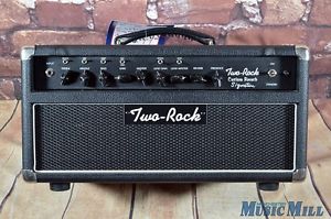 Two Rock Custom Reverb Signature 50W Tube Amp Head + 2x12 Guitar Cabinet, Mint!
