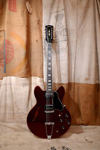 1968 Gibson E-335/12 12-String ES-335 Vintage Sparkling Burgundy