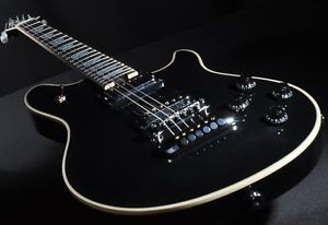 EVH WOLFGANG CUSTOM DELUXE USA BLACK W/HARDSHELL CASE