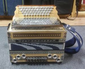 Steirische Harmonika Kärntnerland Schwarz Modell Zillertal ADGC