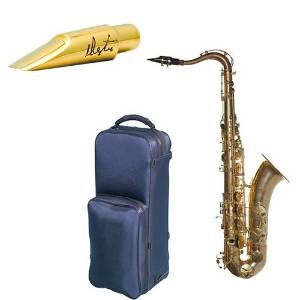 Virtuoso Series Professional Tenor Saxophone Deluxe w/Dexter Gordon Legends Mouthpiece, Unlacquered