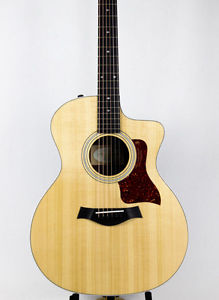 2016 Taylor 214ce DLX 200 Series GA ES-2 Acoustic Electric Guitar - 10019953