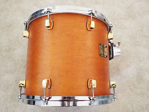Yamaha Maple Custom 14x12 Floor Tom Drum Vintage Natural Finish - Near Mint Cond