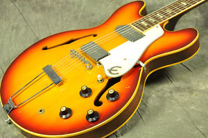 Epiphone 1967 Casino E230TD Sunburst good condition w/Hard Case from Japan
