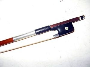 Geigenbogen v. E.W. Zöphel  silbermontiert Silber 57 g violin bow german Bogen