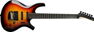 Parker Dragonfly DF7243TB Flame Top Electric Guitar, 3 Tone Sunburst ~ Piezo NEW