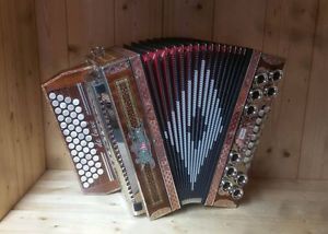 Steirische Harmonika Strasser Deluxe 50 Tasten F b es as