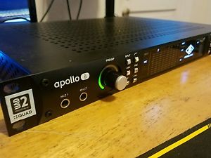 UA Apollo 8 Quad Thunderbolt with 25 UA Plugins Bundle in Original box!