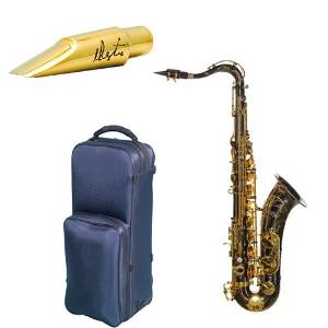 Virtuoso Series Professional Black Nickel Tenor Saxophone Deluxe w/Dexter Gordon Legends Mouthpiece