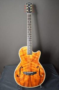 Used! K.YAIRI KYF-3E Koa Top F-hall Acoustic Guitar Fishman Preamp Made in Japan