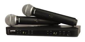 Shure BLX288/PG58 Wireless Vocal Combo with PG58 Handheld Microphones, J10