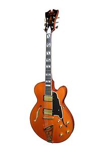 D'Angelico NYSS-3B HS Semi Acoustic Guitar Violin Style Orange from Japan