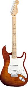 Fender Select Stratocaster, Dark Cherry Burst