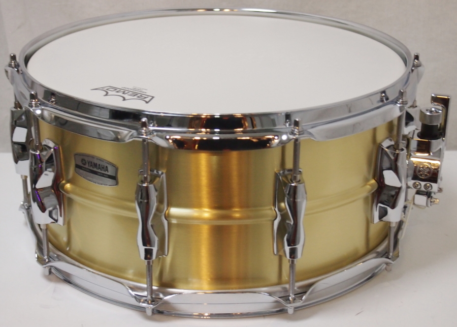 YAMAHA Recording Custom Brass RRS1465 14x6.5 Snare Drums Mint Condition