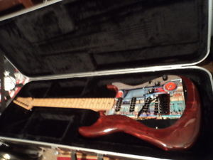 CUSTOM STRAT STYLE GUITAR, GOTOH TUNNING KEYS & TREMALO, GOLDENAGE PICKUPS, CASE