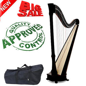 Camac Mademoiselle Harp 40 Strings in Black