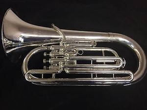 KING 2280 Soloist Bb Bright Silver Finished 4 Valve EUPHONIUM