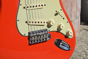 fender stratocaster 1964 original fiesta red finish - custom color