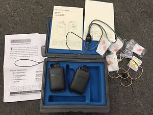 Comtek M-216 Transmitter, PR-216 Receiver  W/ NTC-102cable, headphones, and case