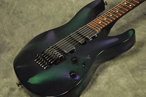 Suhr Modern Space Ace Violet & Green Guitar w / Hard Case