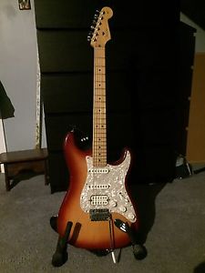 American Fender Stratocaster HSS Maple Neck Sienna Sunburst RARE! No Reserve!
