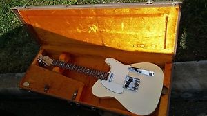 Fender American Vintage '64 Telecaster Electric Guitar Aged White Blonde R/W
