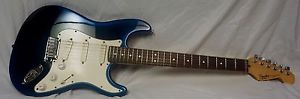 1993 Fender USA Stratocaster Plus Rare Blue Pearl Burst With Case