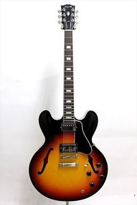 Free Shipping Used Gibson Memphis ES-335 Sunset Burst Electric Guitar