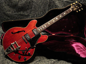 Free Shipping Vintage Gibson ES-335TD Cherry 1971 w/Bigsby Electric Guitar