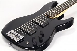 ESP AP-250SL Black BK 5-strings Made in Japan MIJ Used Bass Free Shipping #b355